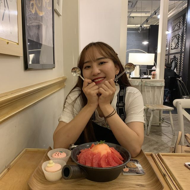 자몽빙수로 유명한 강남역 가비터