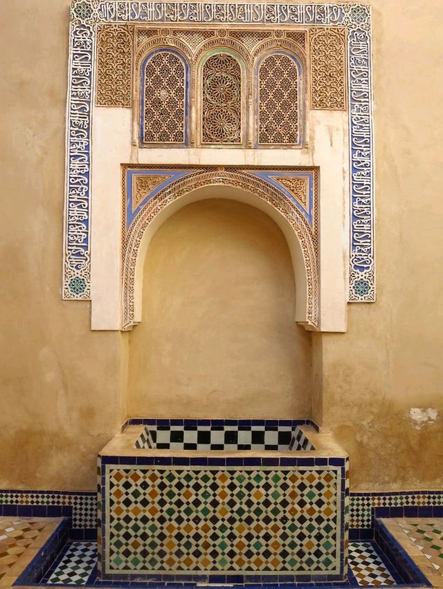 富摩洛哥色彩砌磚門廊皇宮