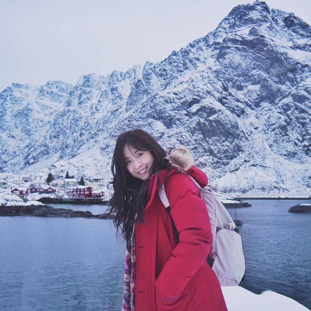 北歐冰天雪地超浪漫明信片靚景挪威lofoten小島