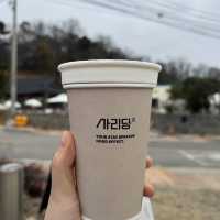 😀기와가 돋보이는 한옥카페, 평택 카페 사리당☃️