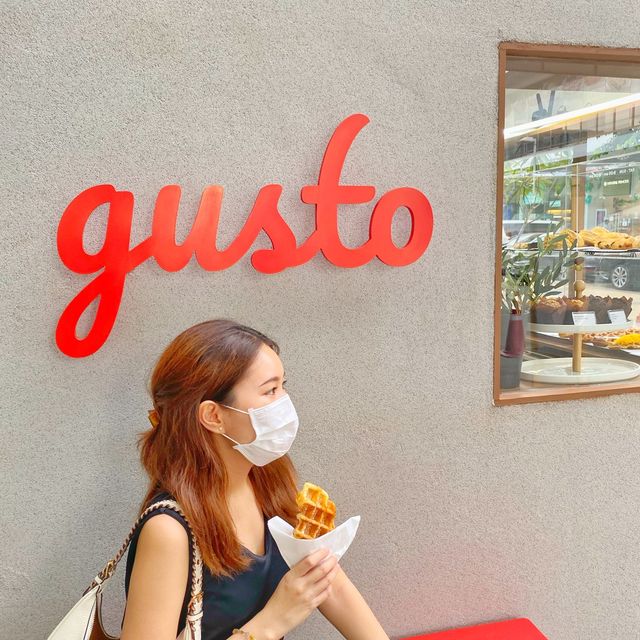 Gusto ร้านครัวซองต์ Kios สุดคิ้วท์ 🤍❤️