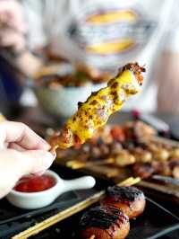  最近去左大埔墟Dragon BBQ bar度試下佢地嘅串燒！