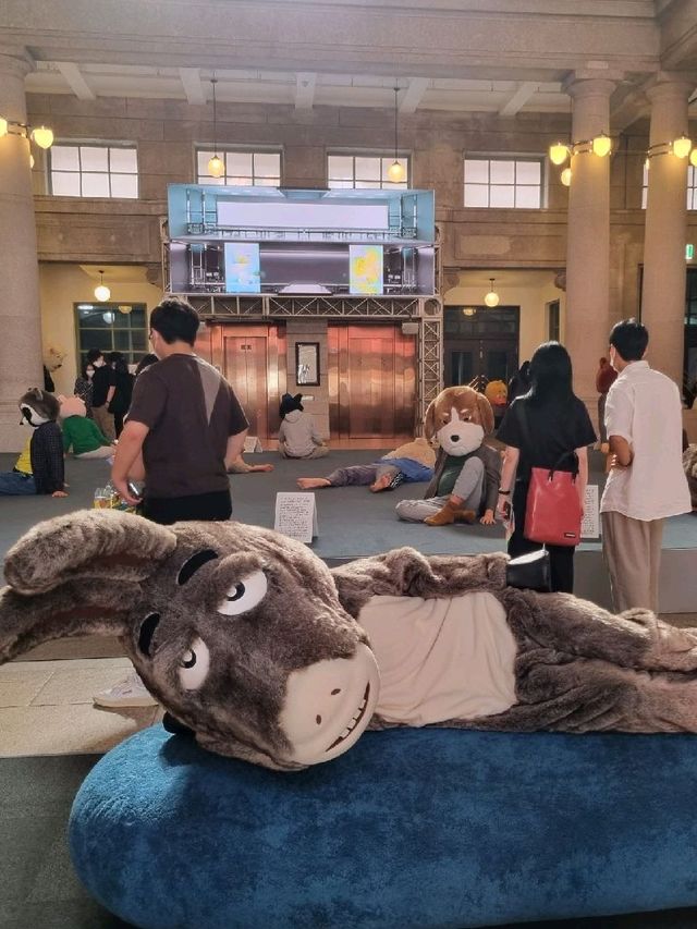 잠을 주제로 한 서울역 무료전시
