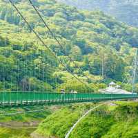 栃木県塩原　もみじ谷大吊橋