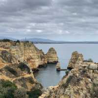 Spectacular coastline in Algarve 