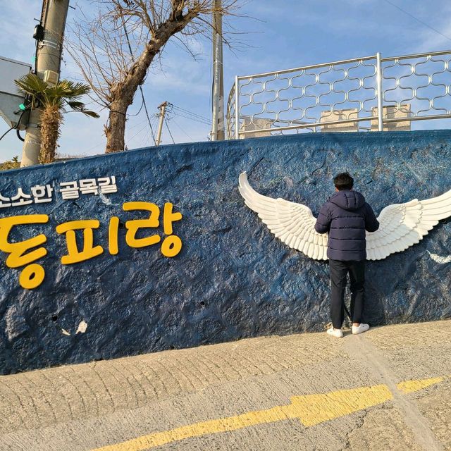 통영 항구가 한눈에 보이는 필수코스 동피랑 벽화마을