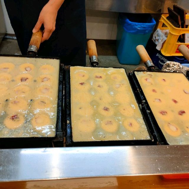 【兵庫県 魚棚商店街】たこ焼きじゃないよ🐙明石焼きだよ🥚
