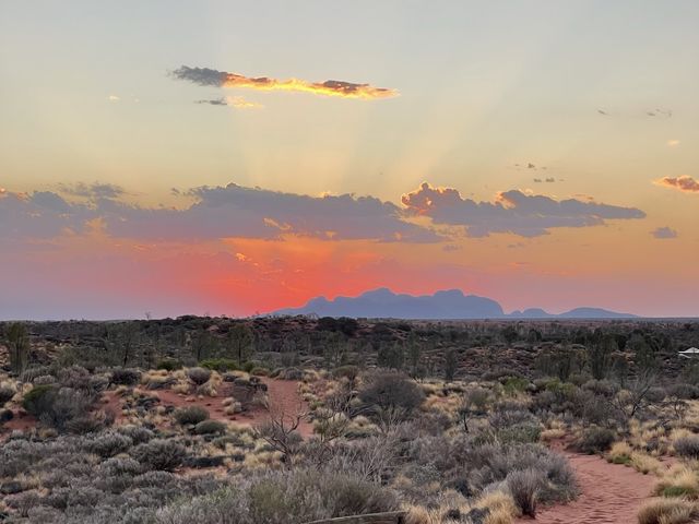 Sunset Camel Ride in Uluru ♥️