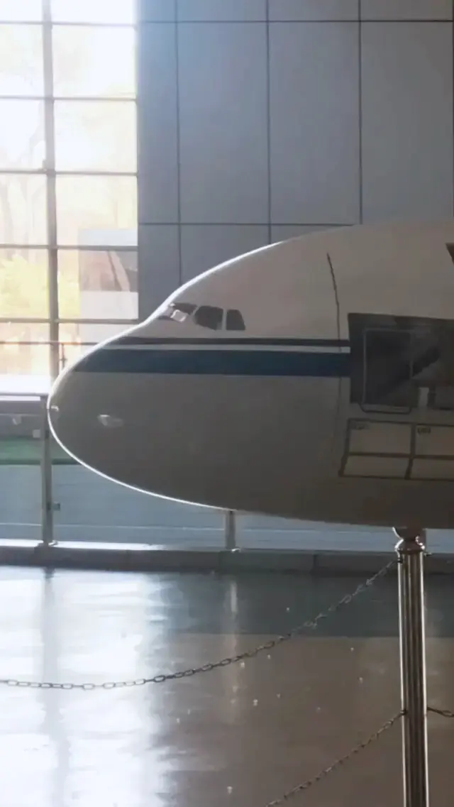 Airbus A380 - Aviation museum - Beijing 