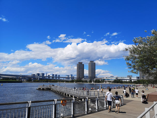 This is one of the most beloved filming locations for Japanese TV dramas - Odaiba.