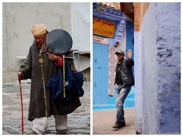 You can always trust the North African blue!!! Chefchaouen town.