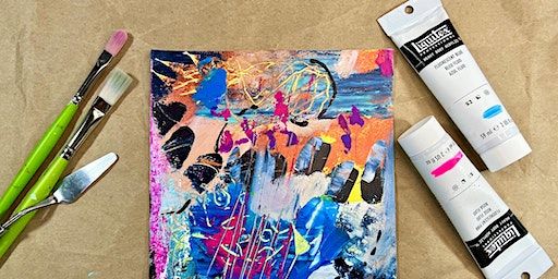 Explorations Into Abstract Art & Mark Making with Liquitex Acrylics | Plaza Artist Materials & Picture Framing