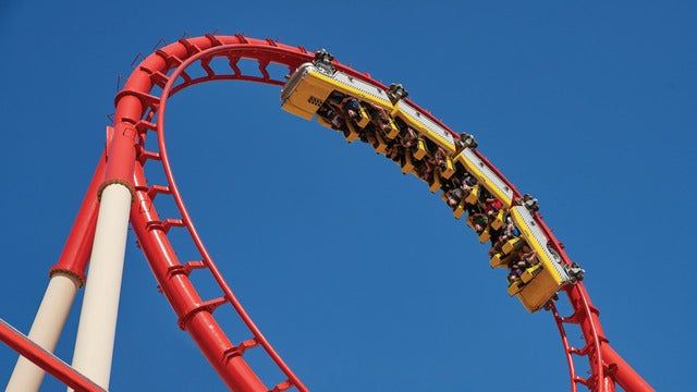 The Big Apple Coaster at NYNY 2024 (Las Vegas) | NYNY GA