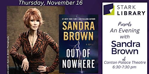 An Evening with Sandra Brown | Canton Palace Theatre, Market Avenue North, Canton, OH, USA