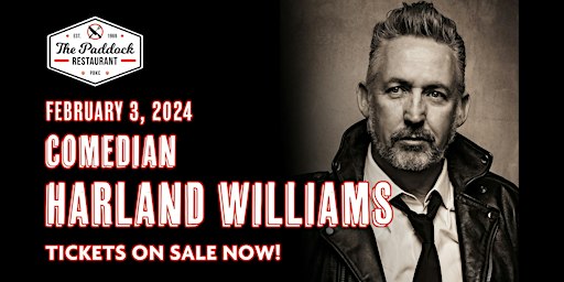 Harland Williams presented by The Paddock Live at PBKC | PBKC @ The Palm Beach Kennel Club