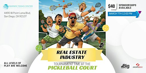 San Diego Real Estate Industry Pickleball Tournament | Barnes Tennis Center