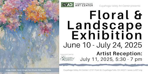 Artist Reception: Floral & Landscape Exhibition | Cuyahoga Valley Art Center Inc