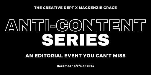 The Anti-Content Series | 2307 1st Ave