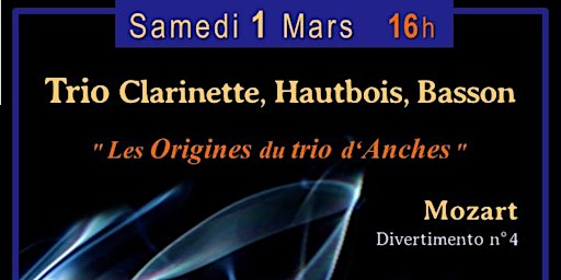Trio: Hautbois, Clarinette, Basson | église St André de l’Europe