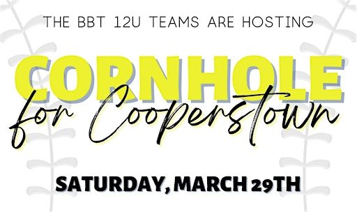 BBT 12u Cornhole for Cooperstown! | Designated Hitter