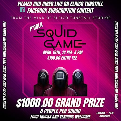 P'Cola Squid Game | S. L. Jones Christian Academy, Inc.
