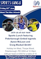 SportsAid Peterborough - Lunch with Legends (and the EFL Trophy!) | Holiday Inn Peterborough - West