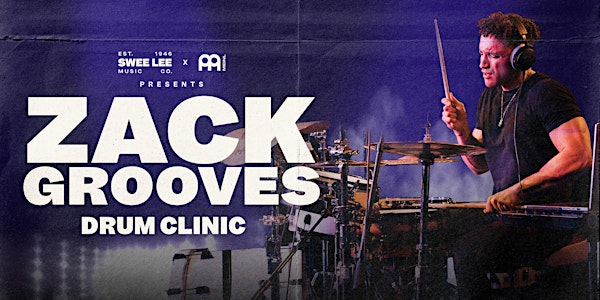 Zack Grooves Drum Clinic | Swee Lee Clarke Quay