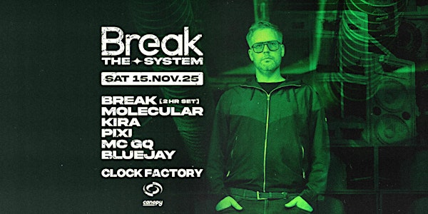 Break Presents: Break The System | Clock Factory