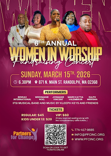 6th ANNUAL WOMEN IN WORSHIP FUNDRAISING CONCERT | 871 N Main St