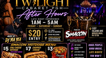 Twilight Cabaret Late Night Experience | Food • Music • BYOB | 1107 Island Ave