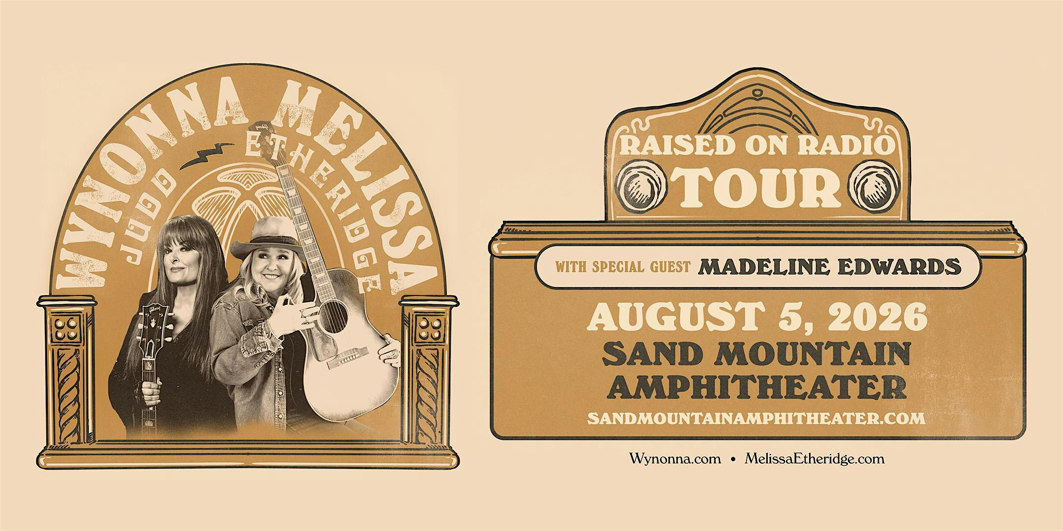 Wynonna Judd and Melissa Etheridge | Sand Mountain Amphitheater