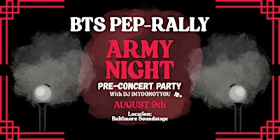 'ARMY NIGHT' BTS PRE-CONCERT PARTY | Baltimore Soundstage