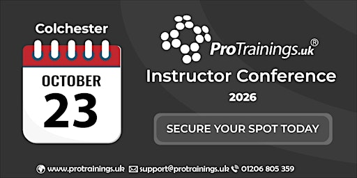 ProTrainings Colchester Conference - October 23rd 2026 | Colchester Rugby Club