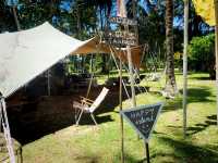 Lovely beach bar at Nina beach camp