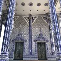 วัดปากน้ำแขมหนู…โบสถ์สีน้ำเงินขาว สวยสะดุดตามาก