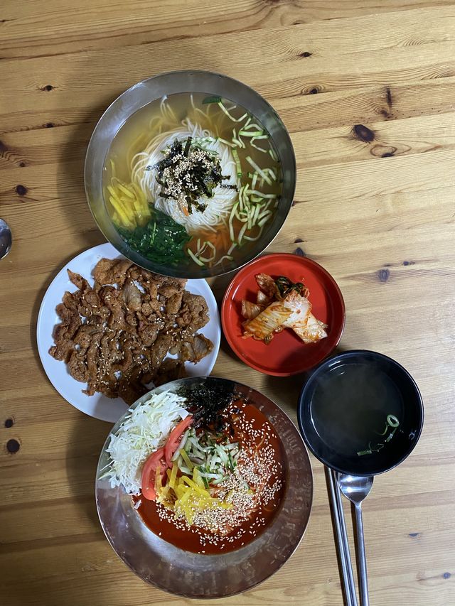 국수 먹는데 고기가 단 돈 천원! 황산벌 국수