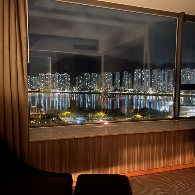 Shatin Hyatt寧靜格調夜景♥️