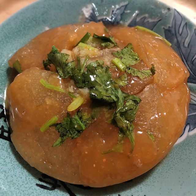 在地的台灣小吃-「大狗麵線」，位於公館捷運旁