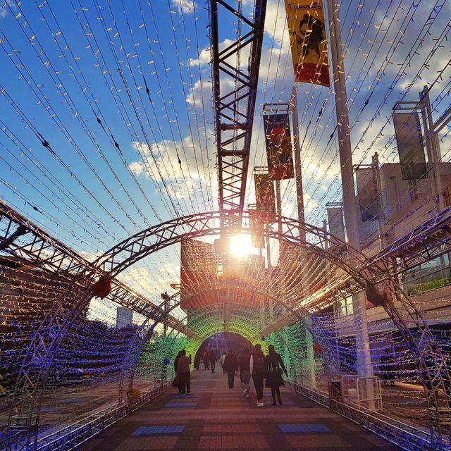 🎡 112.5m에서 바라보는 전망, 덴포잔 대관람차