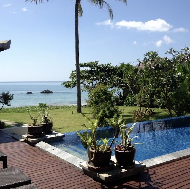 beautiful beachfront Villa with private pool