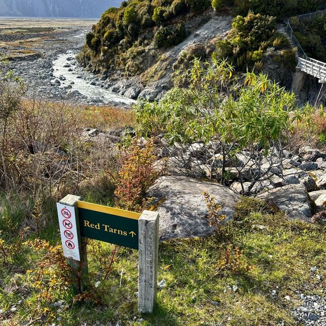 NZ Mt Cook Red Tarns