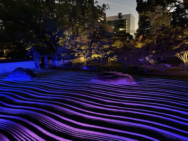 博多旧市街ライトアップウォーク2022「千年煌夜」『承天寺（方丈・開山堂）』