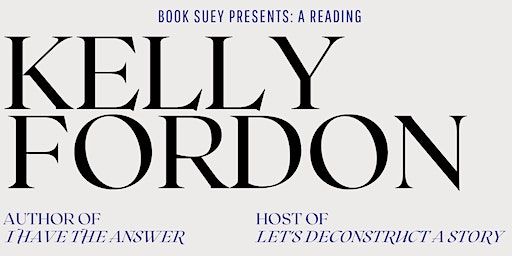Kelly Fordon Reading (Rescheduled!) | Book Suey, Joseph Campau Avenue, Hamtramck, MI, USA