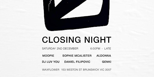 Arthouse Selective presents - Hosterium closing event at Waxflower | Waxflower