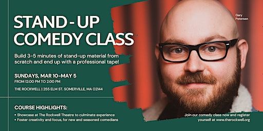 Stand-Up Comedy Classes with Gary Petersen | The Rockwell