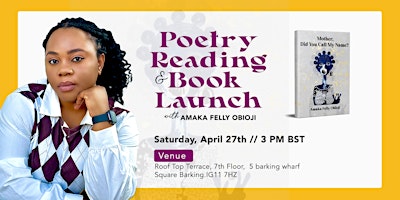 Poetry Reading & Book Launching | 5 Barking Wharf Sq