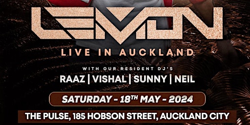 DJ Lemon Live in Auckland City | 185 Hobson Street