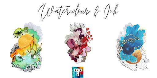 Watercolour and Ink workshop | Downstairs Art Gallery