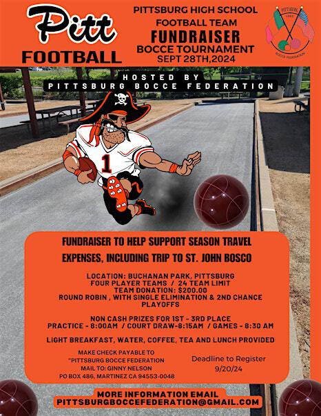 PITTSBURG FOOTBALL BOCCE TOURNAMENT | Buchanan Park