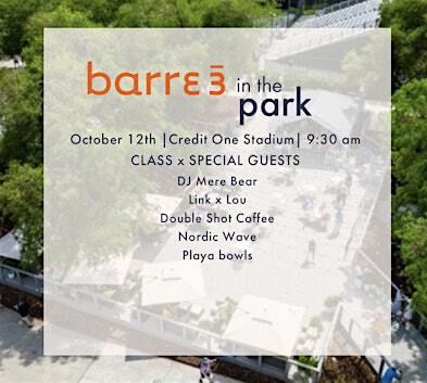 BARRE3 IN THE PARK | Credit One Stadium